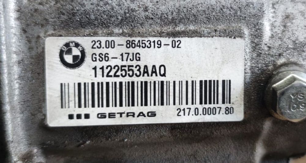 Caixa Velocidades Manual GS617JG - BMW 1
