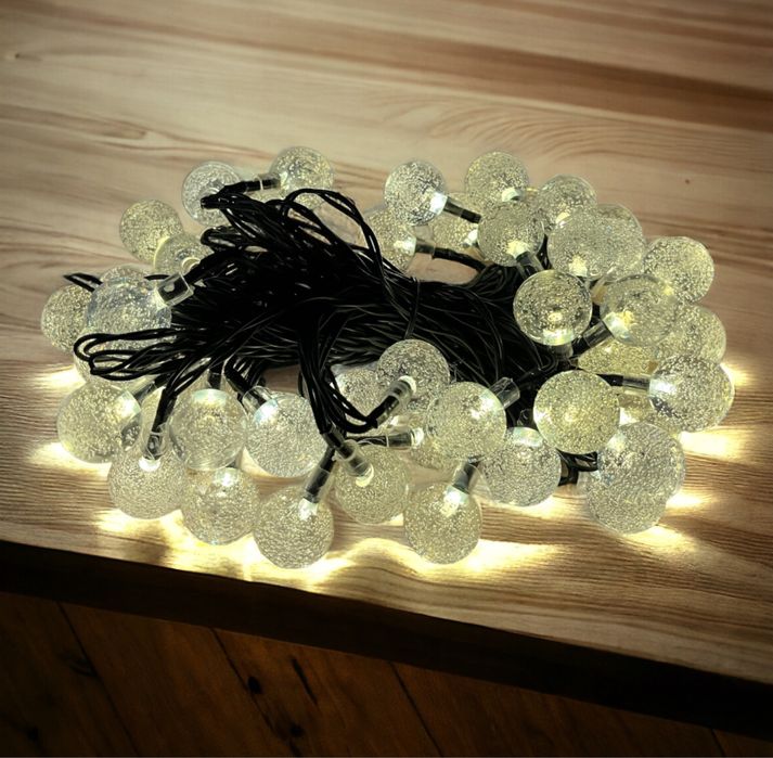 Ogrodowa girlanda solarna LED  6 metrów, 40 diod LED