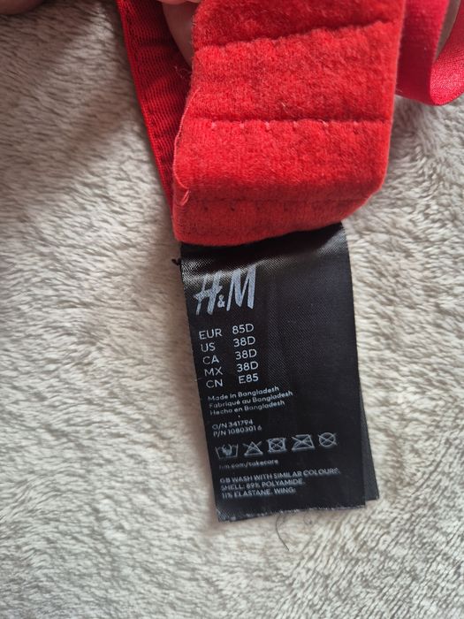 Biustonosz H&M czerwony