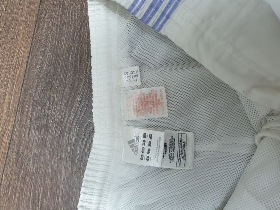 Вінтажні білі спортивні штани Adidas