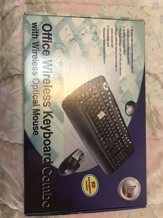 Teclado e rato sem fios - Novos
