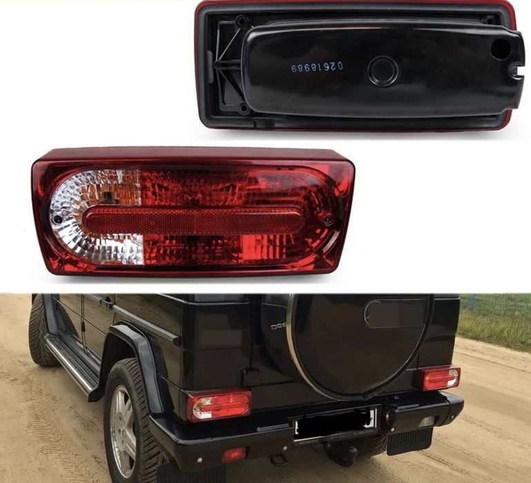 Фонари фары задние Mercedes Benz W463 G Class кубик