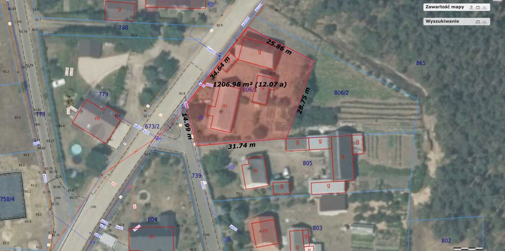 Dom Orzeszków + budynki gospodarcze - pod samym lasem