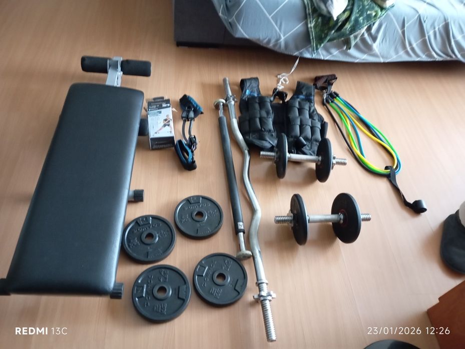 Vario material musculação