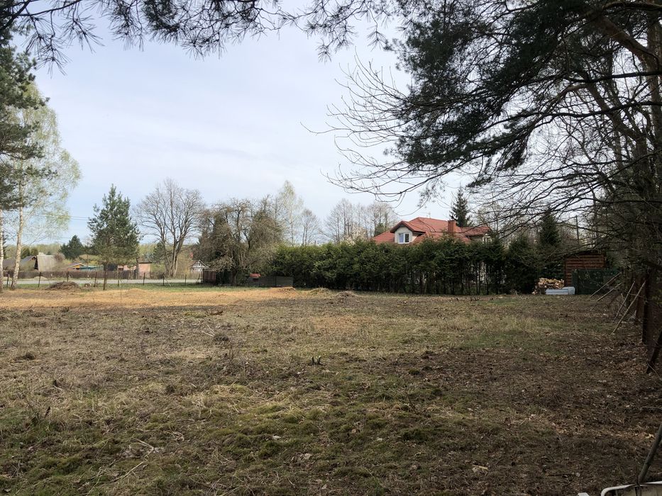 Działka budowlana Otwock Teklin 1817 m², WZ na bliźniaka, przy lesie - Więcej