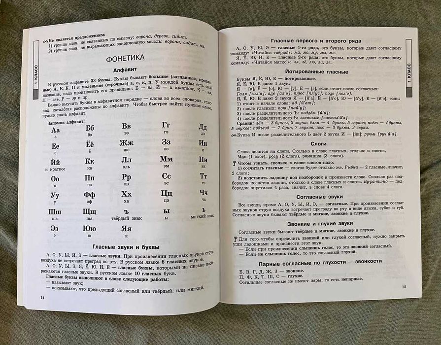 Livro de gramática russa para crianças – Novo
