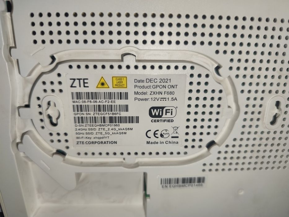 Modem ZTE ZXHN F680 2.4G i 5G
