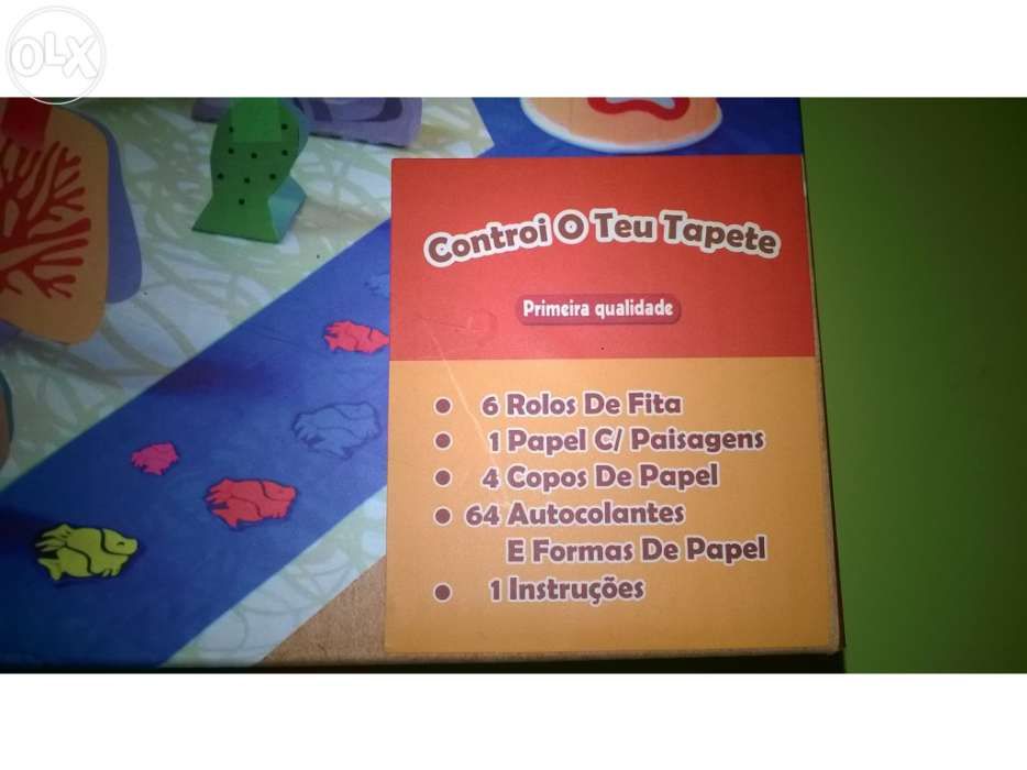 Jogo para criança com fitas - novo, nunca usado.