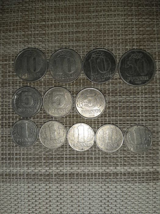 Монеты немецкие ГДР