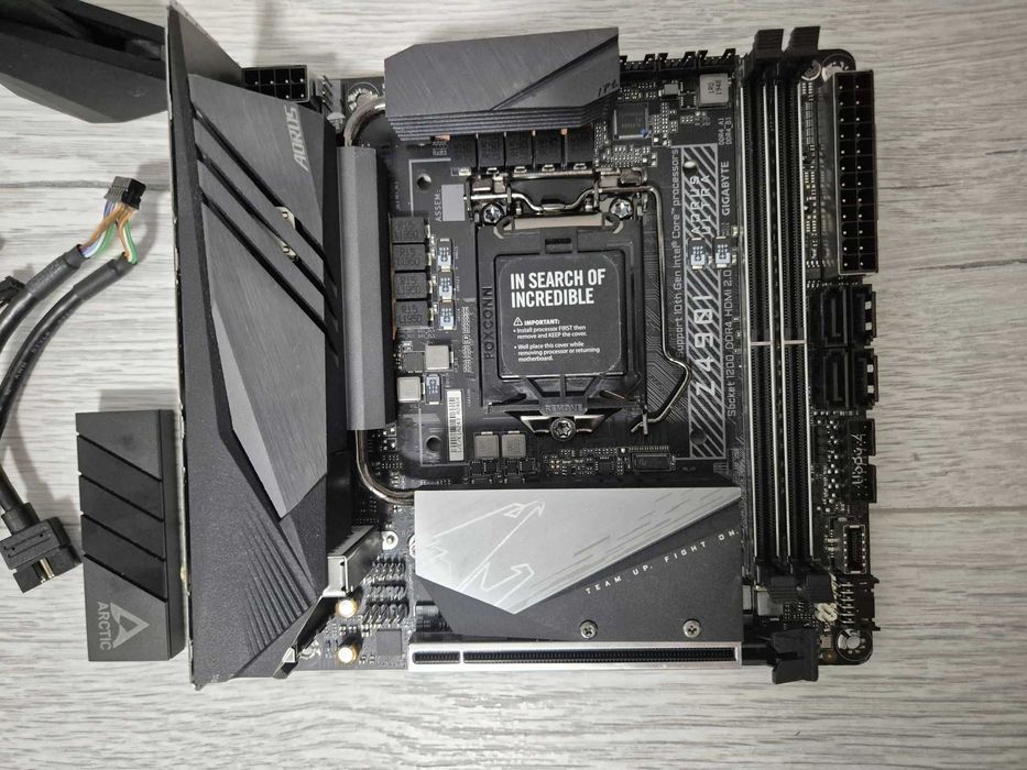 s1200 mini-ITX материнка Z490i AORUS ULTRA Wi-Fi BT (10\11покоління)
