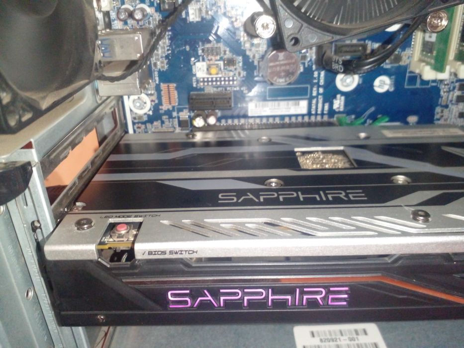 Видеокарта SAPPHIRE RX480 8gb под ремонт или на запчасти
