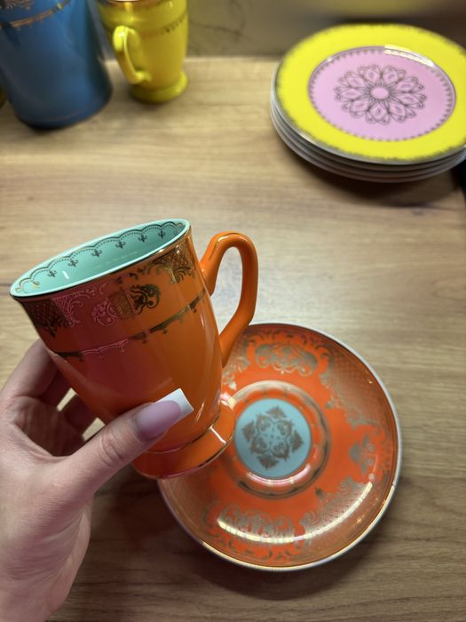 Pols potten чашка + блюдце 300 мл