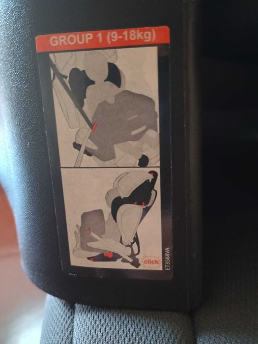 Cadeira Auto Casualplay - Grupo 1/2/3 - ISOFIX, como nova