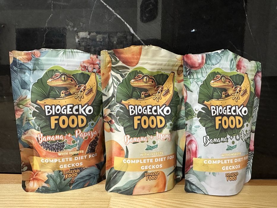 Papka Gekon, pokarm Gekon, Biogecko food