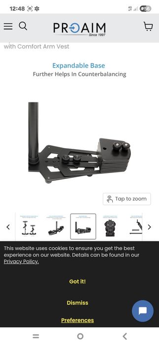 FLYCAM Estabilizador de mão HD-3000 para câmaras de vídeo DSLR