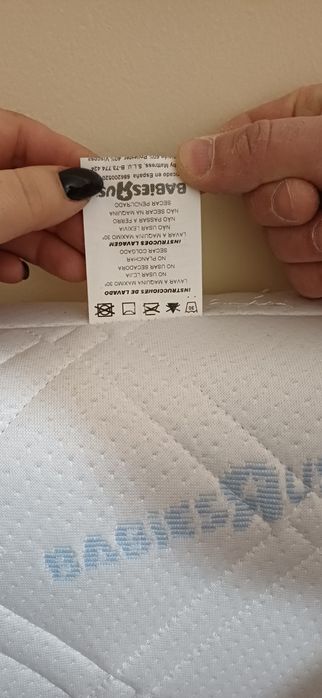 Berço vintage branco c/ colchão