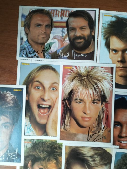 Lote de 12 cromos Revista Bravo