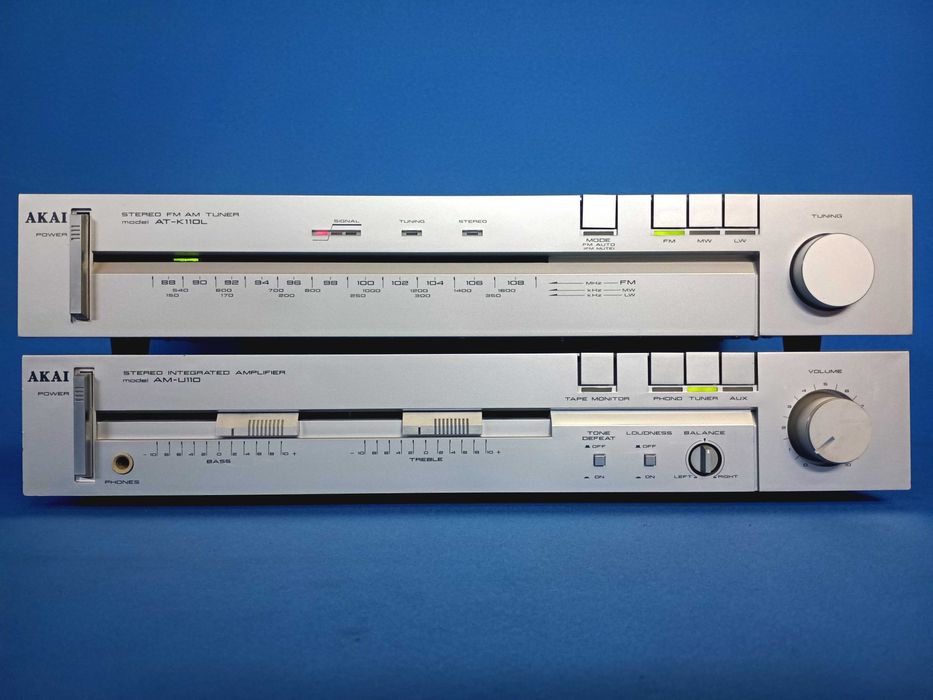 amplificador AKAI AM-U110 + tuner AKAI AT-K110L