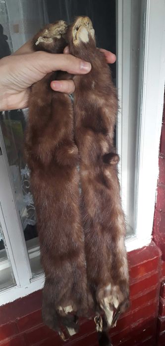 Хутро норки, натуральне. Нове. Дуже красиве, світло-горіхове