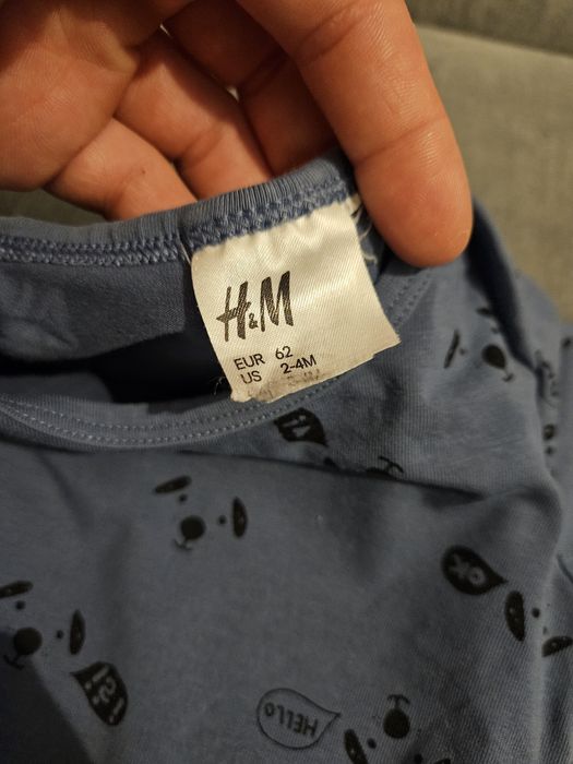 Chłopięce body H&M.  Rozmiar 62