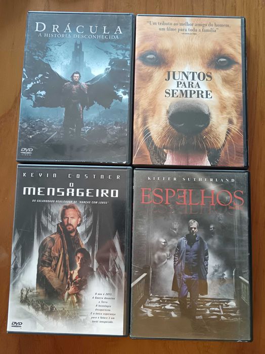 filmes dvd originais - pack dos 4 filmes