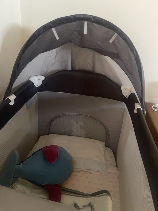 Cama+colchao +muda fraldas