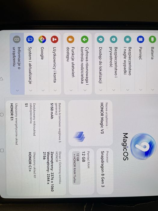HONOR Magic V3 12/512 GB Black Dual SIM