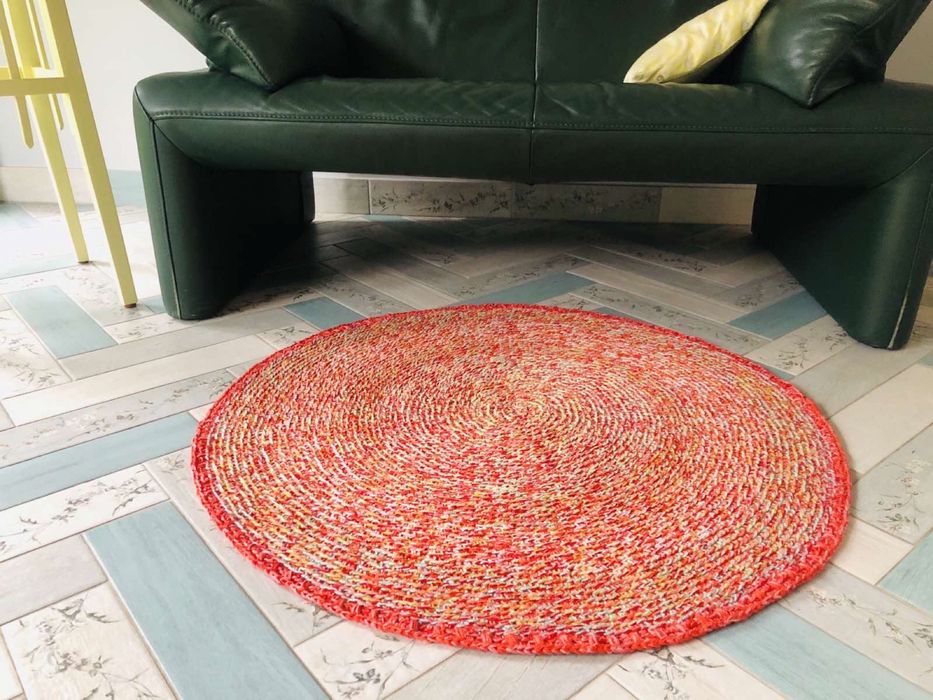 Коврик для медитации 90 см. Ручная работа.