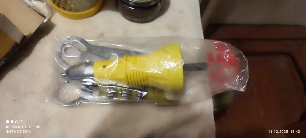 Насадка клёпочник под дрель.