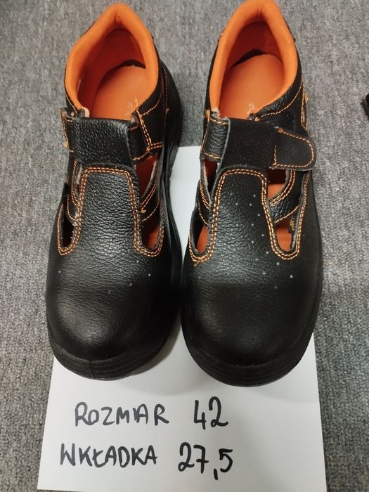 Buty czarne do pracy rozm. 42 sandał