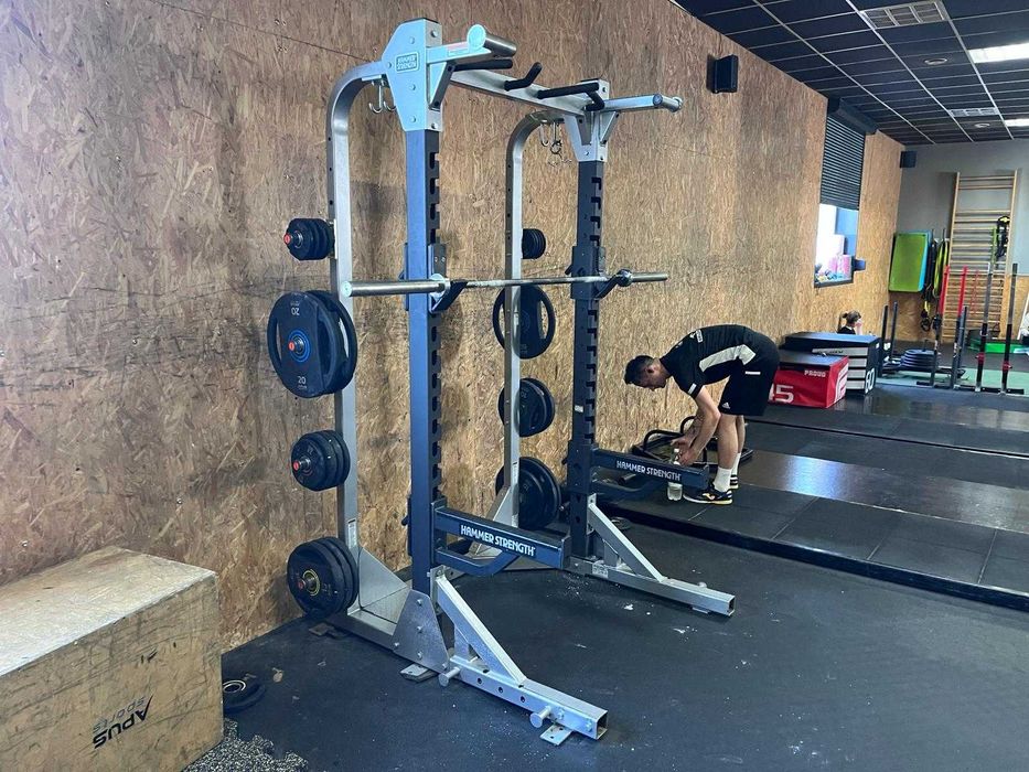 Hammer Strength Power Rack HDLRHRL + HDLSTOR-SA Half rack
