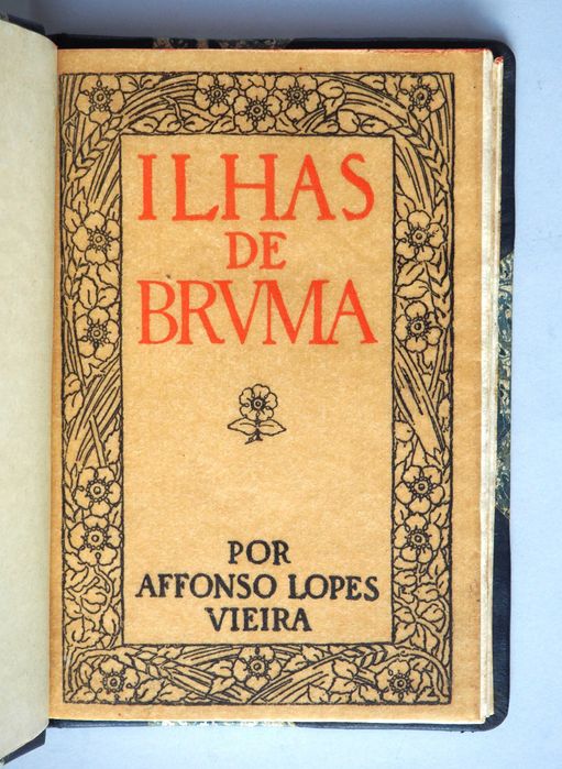 Afonso Lopes Vieira - Ilhas de Bruma, 1ª edição 1917