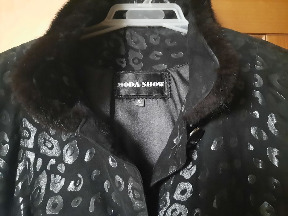 Женская курточка из тонкой кожи