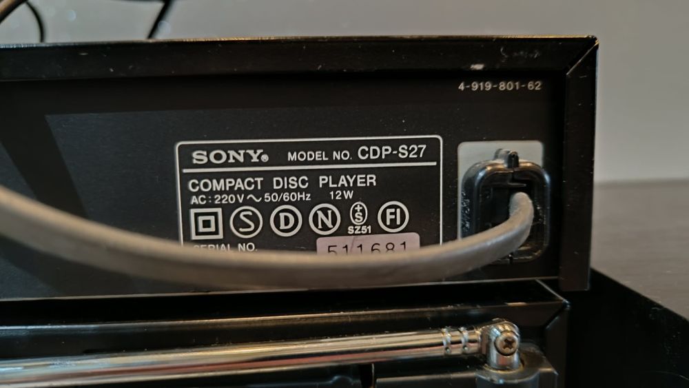 Unikatowa wieża Sony HST-404 + odtwarzacz Cd CDP-S27