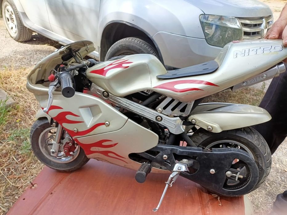 Мини мото номер 3 детский бензиновый мотоцикл mini moto pocket bike