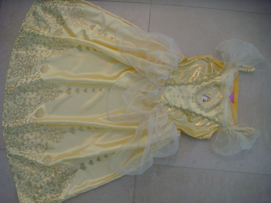 strój przebranie księżniczka bella disney roz. 128 / 134