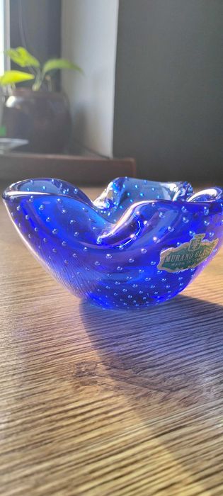 Miseczka paterka Murano- bullicante, piękny kolor