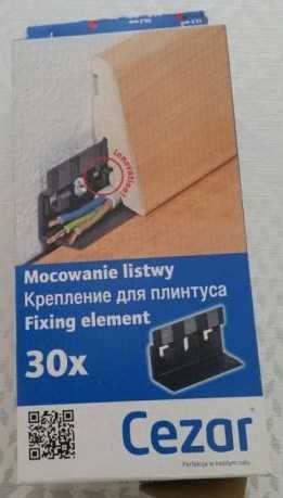 ! Klipsy montażowe do listew MDF CEZAR