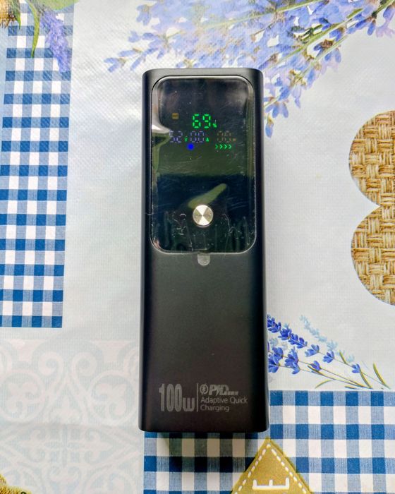 Powerbank PD100W 22Ah 79.2Wh wyświetlacz nowy 2x usb-C 1x usb-A