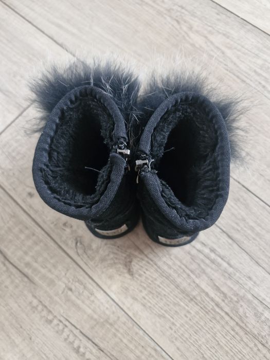 Угги дитячі чорні 26 розмір, сапожки, ботінки черевики теплі сапожки,