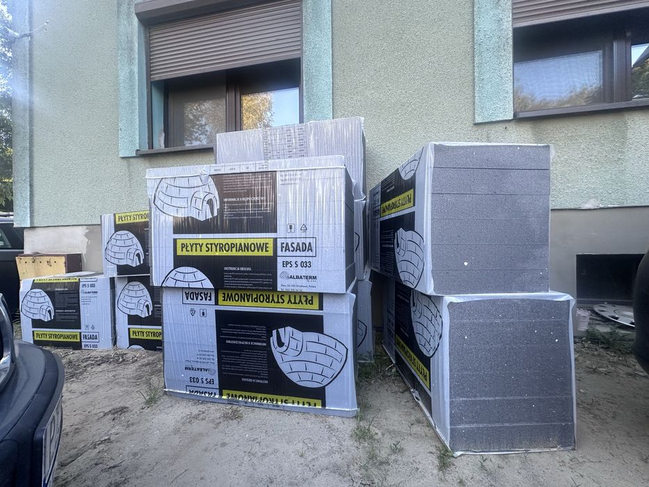 Grafitowe płyty styropianowe EPS S 033