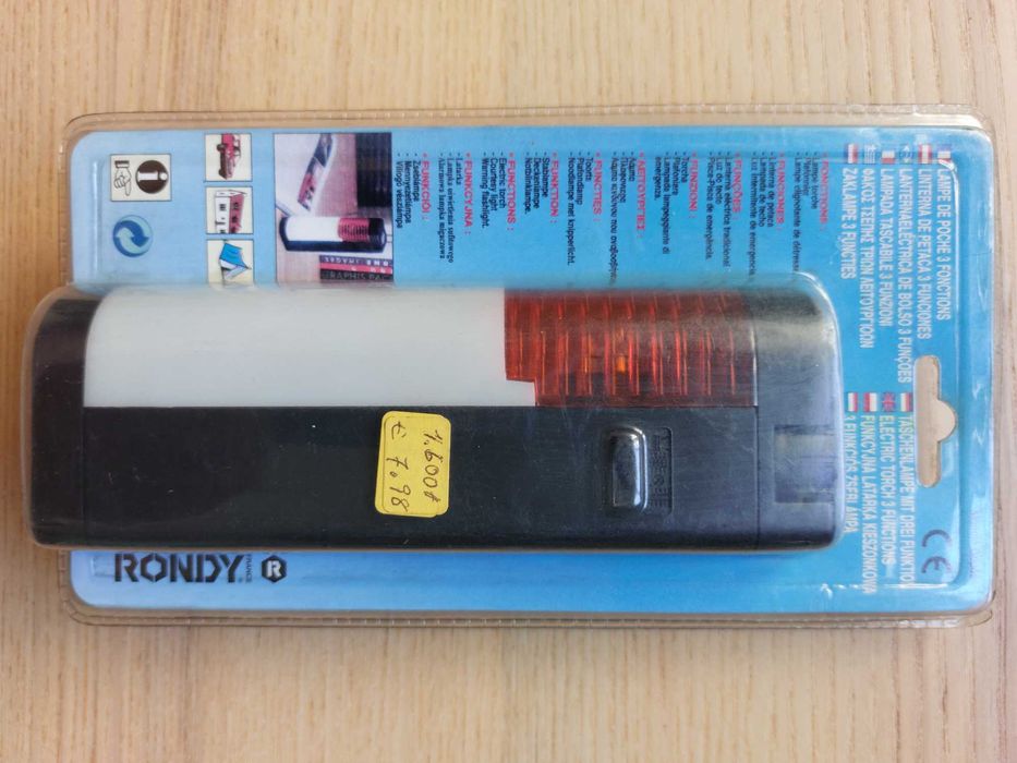 Lanterna de bolso - 3 funções