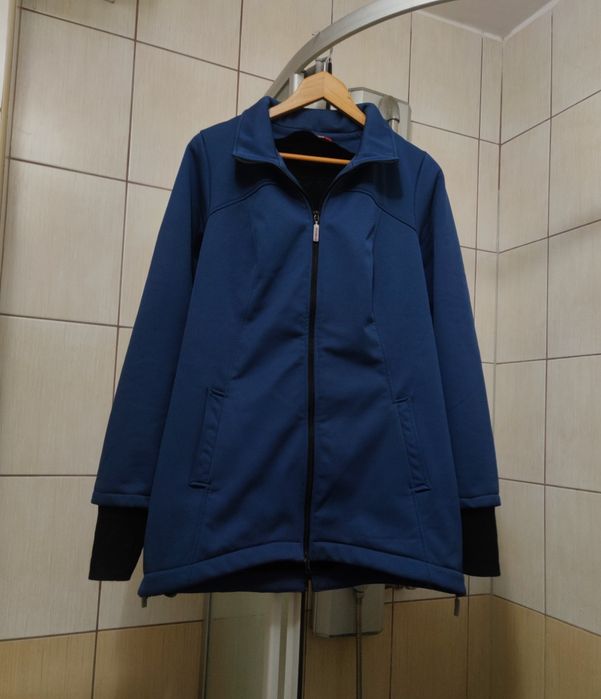 bluza kurtka damska L softshell niebieska błękitna granatowa bluza hoo