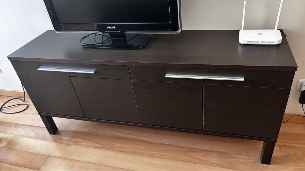 Movel TV castanho escuro NOVO