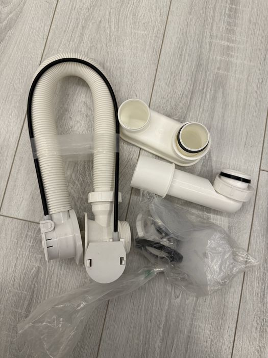 Сифон для ванної металевий