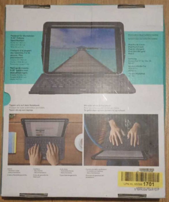 Klawiatura z etui Logitech Universal Folio Tablet 9-10" Nowy