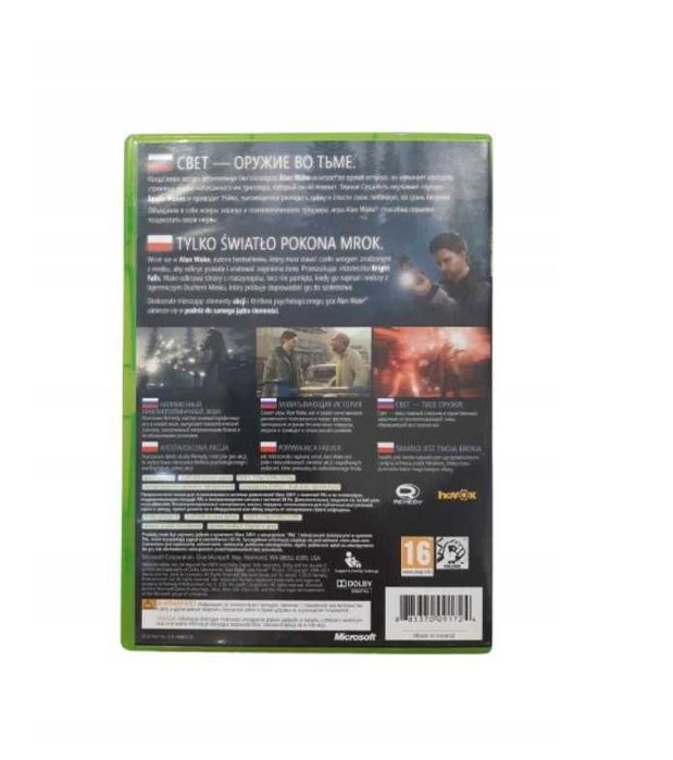 ALAN WAKE PL xbox 360 polski wydanie