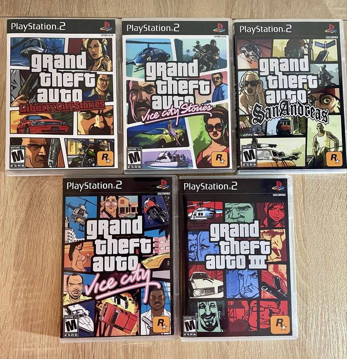 Всі частини GTA на PlayStation 2
