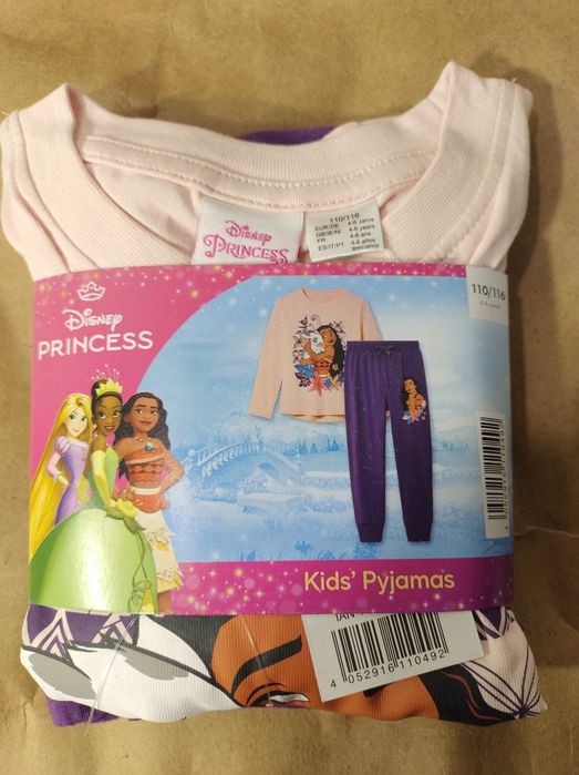 Piżama dziewczęca 110/116 Disney Princess