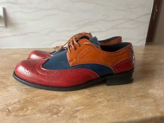 Nowe Buty Męskie Eleganckie Casualowe sznurowane